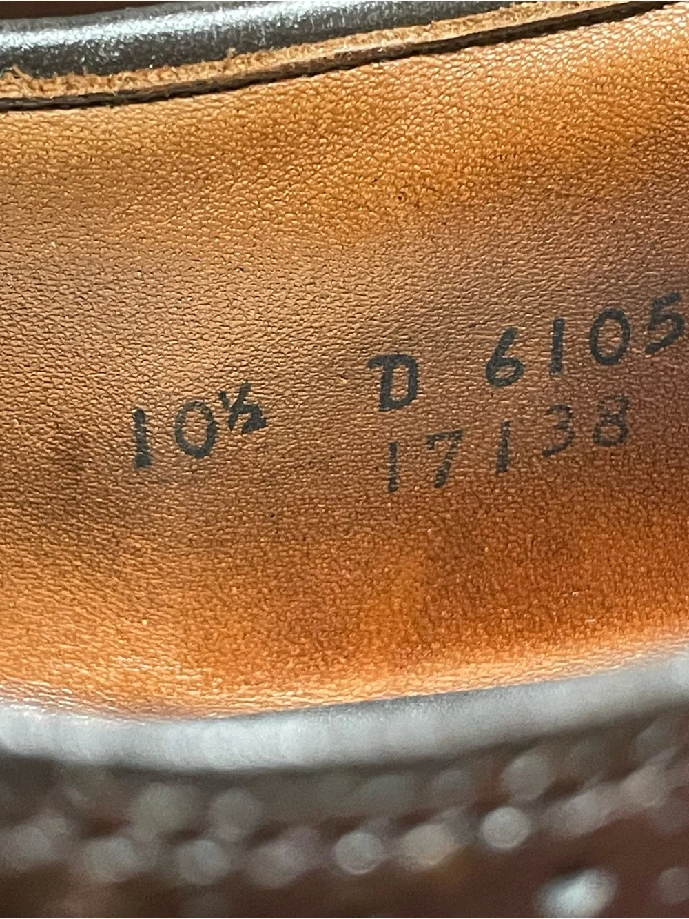 Allen Edmonds Men's Leather Cap-Toe Oxfords 10 .5 D Brown USA